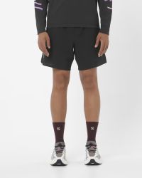 SALOMON SENSE AERO  SHORT 7'' DEEP BLACK  Short running pas cher