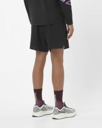SALOMON SENSE AERO  SHORT 7'' DEEP BLACK  Short running pas cher