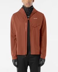 SALOMON VESTE BONATTI BURNT UMBER Veste running étanche pas cher