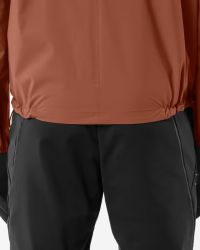 SALOMON VESTE BONATTI BURNT UMBER Veste running étanche pas cher