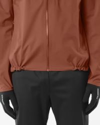 SALOMON VESTE BONATTI BURNT UMBER Veste running étanche pas cher