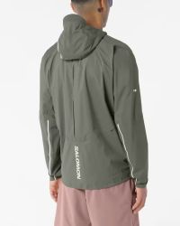 SALOMON VESTE BONATTI PRO CASTOR GREY  Veste running etanche pas cher