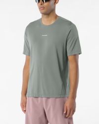 SALOMON SHKOUT CORE SS TEE M CASTOR GRAY Tee shirt running pas cher