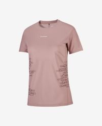SALOMON SENSE AERO SS TEE GRAPHIC W ANTLER ET CHOCOLATE FONDANT Tee shirt running