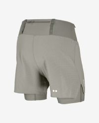 SALOMON SENSE AERO 2IN1 TRAIL 5"M CASTOR GRAY  Short running pas cher