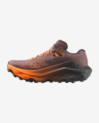 SALOMON ULTRA GLIDE 4 HUCKLEBERRY, BLACK ET RED ORANGE Chaussures de trail pas cher