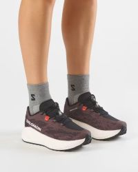 SALOMON AERO GLIDE 4 GRVL HUCKLEBERRY, BLACK ET VANILLA ICE Chaussures de gravel pas cher