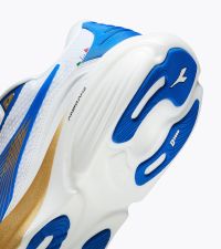 DIADORA ATOMO STAR WHITE, ROYAL BLUE ET GOLD Chaussure running pas cher