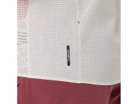 ASICS FUJITRAIL ELITE GRAPHIC SS TOP CREAM Tee shirt  running pas cher