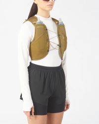 SALOMON ACTIVE SKIN 8 SET BRILLANT OLIVE ET WILLOW Sac à dos trail pas cher