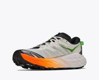 HOKA SPEEDGOAT 7 FROST ET NEON TANGERINE Chaussures de trail pas cher