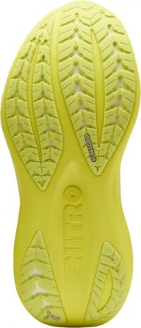 PUMA MAGMAX NITRO 2 VIBRANT SILVER ET LUX LIME Chaussures de running pas cher