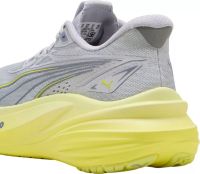 PUMA MAGMAX NITRO 2 VIBRANT SILVER ET LUX LIME Chaussures de running pas cher