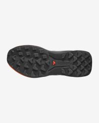 SALOMON GENESIS 2  HUCKLEBRRY, BLACK ET RD ORANGE Chaussures de trail pas cher