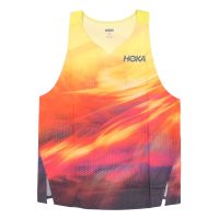 HOKA RACE DAY SINGLET TR PRT Débardeur  Running pas cher