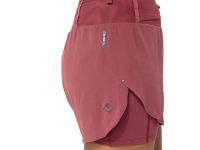 ASICS FUJITRAIL ELITE SHORT BRISKET RED Short Running femme pas cher