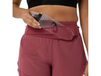 ASICS FUJITRAIL ELITE SHORT BRISKET RED Short Running femme pas cher