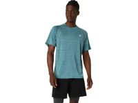 ASICS ROAD SS TOP FOGGY TEAL Tee shirt  running