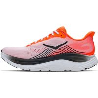 HOKA CLIFTON 11 NEON TANGERINE ET FROST Chaussures de running pas cher