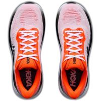 HOKA CLIFTON 11 NEON TANGERINE ET FROST Chaussures de running pas cher