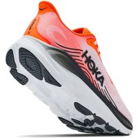 HOKA CLIFTON 11 NEON TANGERINE ET FROST Chaussures de running pas cher