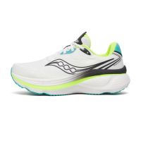 SAUCONY HURRICANE 26 WHITE ET CITRON Chaussures running saucony