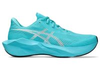 ASICS NOVABLAST 6 ENERGY AQUA ET WHITE Chaussures Running