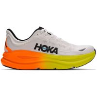 HOKA BONDI 9 WHITE ET NEON TANGERINE Chaussures de running
