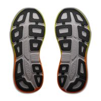 HOKA BONDI 9 WHITE ET NEON TANGERINE Chaussures de running pas cher