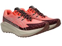 ASICS BLAZEBLAST SUN CORAL ET DARK AUBERGINE Chaussures de gravel pas cher