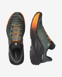 SALOMON GENESIS 2  URBAN CHIC , BLACK ET LIME CREAM Chaussures de trail pas cher