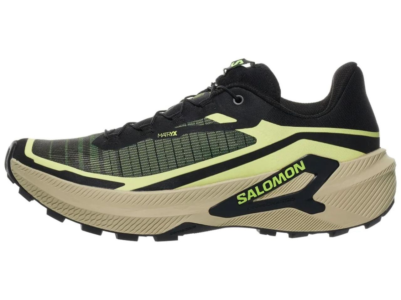 SALOMON GENESIS 2 SUNNY LIME ET BLACK Chaussures de trail