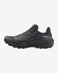 SALOMON GENESIS 2 WIDE BLACK Chaussures de trail pour pieds larges pas cher