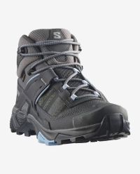 SALOMON X ULTRA 5 GTX MID ASPHALT , CASTELROCK ET BRUNNERA BLUE Chaussures de Randonnée étanche pas cher