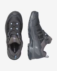 SALOMON X ULTRA 5 GTX W ASPHALT , CASTELROCK ET BRUNNERA BLUE Chaussures de Randonnée étanche pas cher