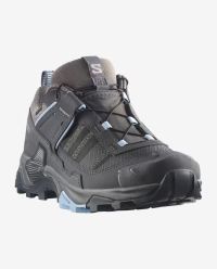 SALOMON X ULTRA 5 GTX W ASPHALT , CASTELROCK ET BRUNNERA BLUE Chaussures de Randonnée étanche pas cher
