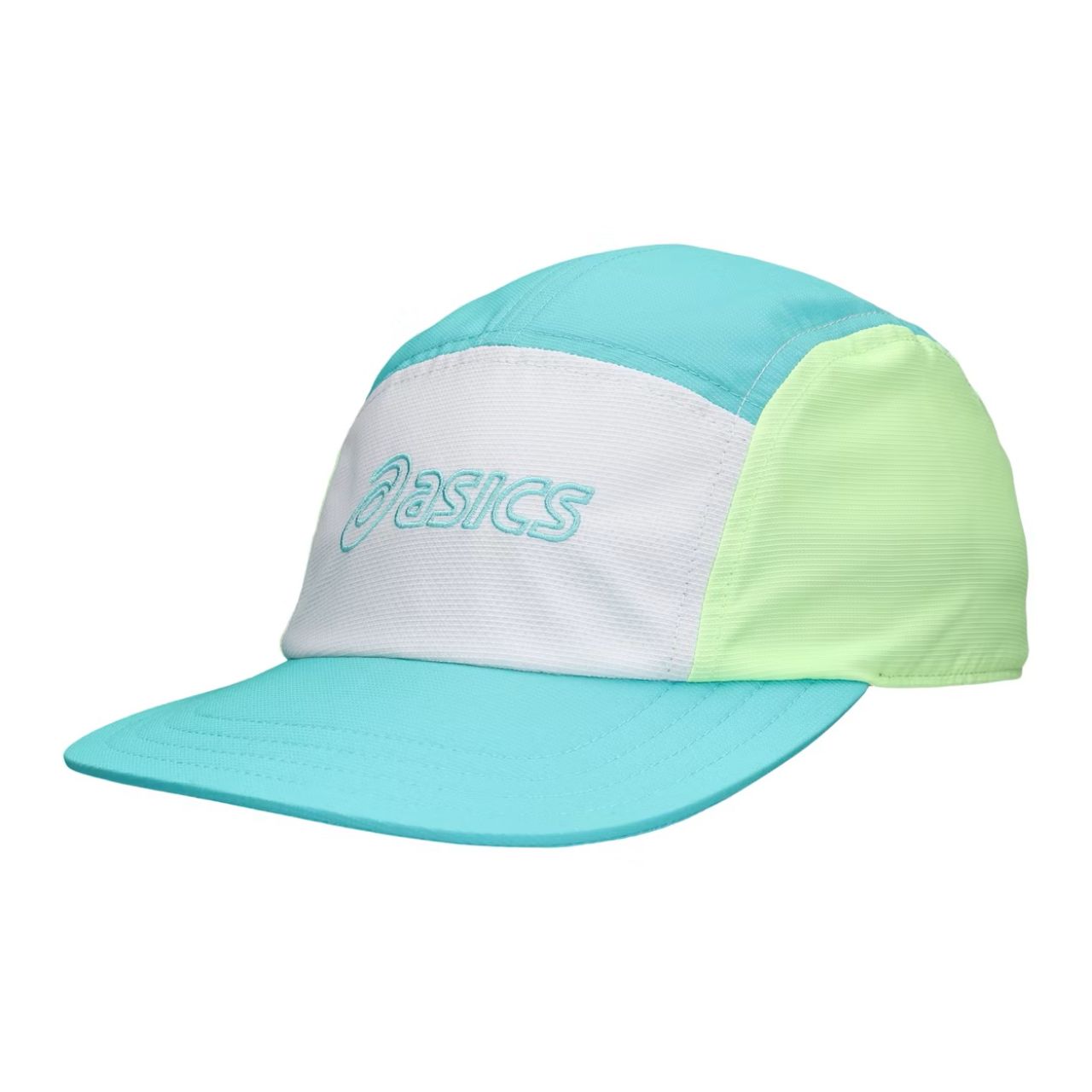 ASICS 5 PANEL  CAP ENERGY AQUA ET WHITE Casquette de running