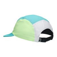ASICS 5 PANEL  CAP ENERGY AQUA ET WHITE Casquette de running pas cher