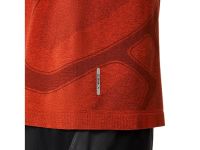 ASICS ROAD SEAMLESS SS TOP SINGED RED Tee shirt  running pas cher