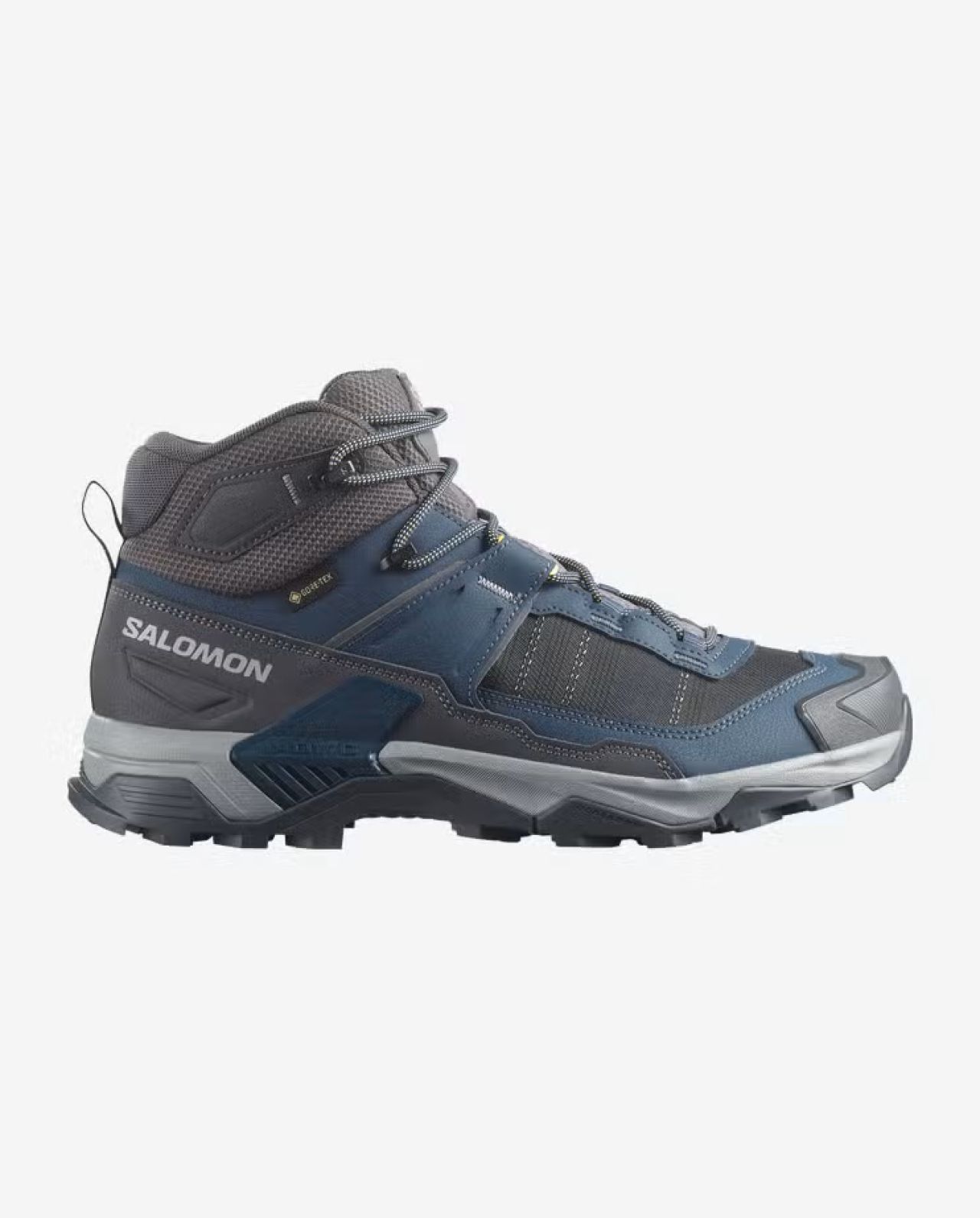 SALOMON X ULTRA 5 MID GTX  ASPHALT , SPELLBOUND ET ALLOY Chaussures de Randonnée étanche