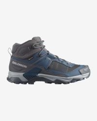 SALOMON X ULTRA 5 MID GTX  ASPHALT , SPELLBOUND ET ALLOY Chaussures de Randonnée étanche