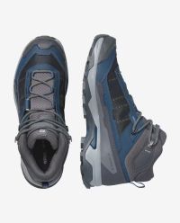 SALOMON X ULTRA 5 MID GTX  ASPHALT , SPELLBOUND ET ALLOY Chaussures de Randonnée étanche pas cher