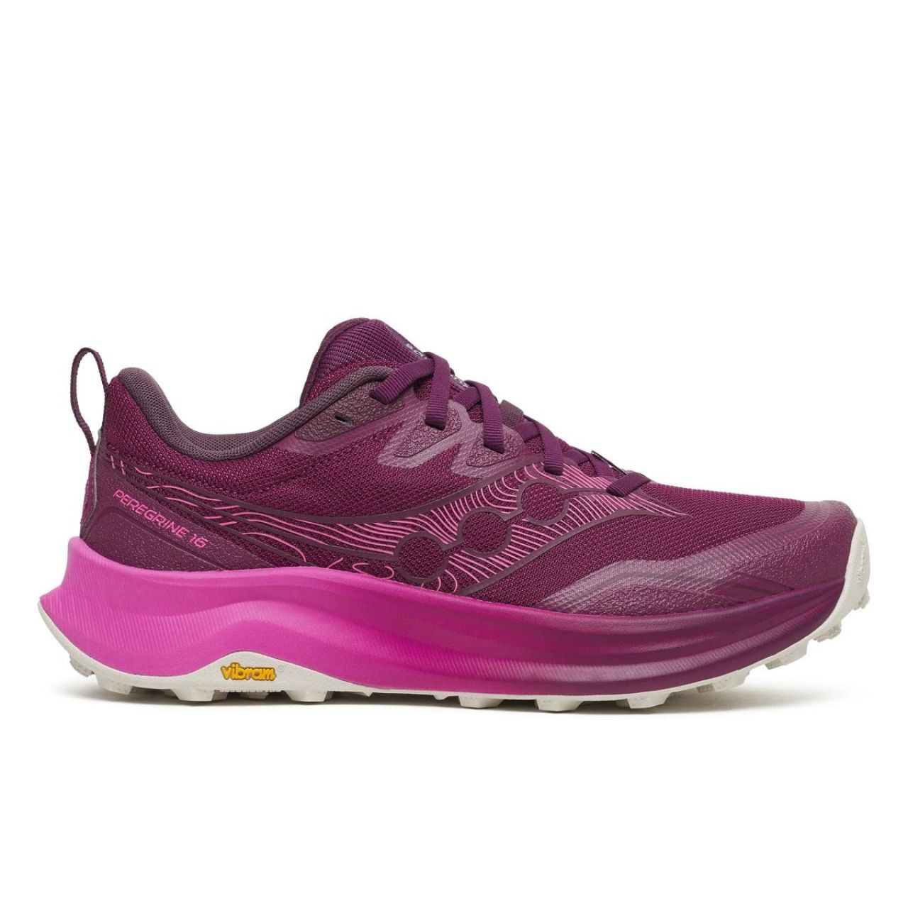 SAUCONY PEREGRINE 16 PLUM ET MULBERRY Chaussures de trail saucony