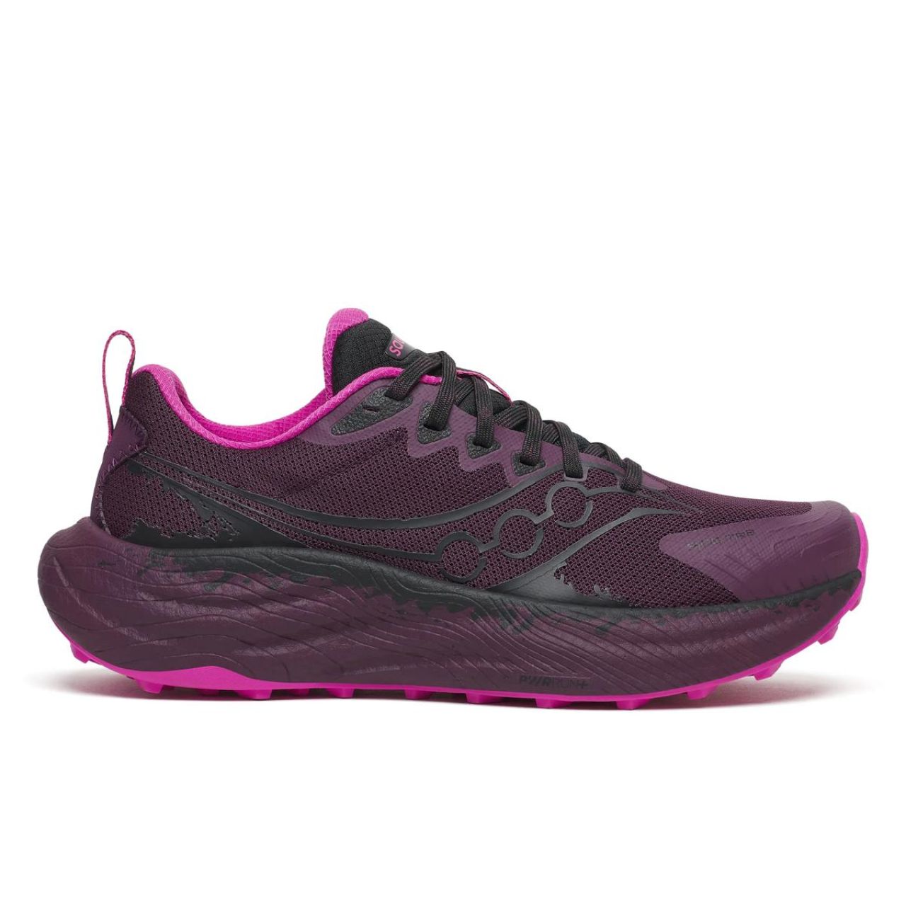 SAUCONY RIDE TR 3 EGGPLANT ET  BLACKChaussures running
