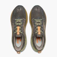 BROOKS GHOST TRAIL GREY, ORANGE ET GOLDEN MIST   Chaussures de gravel pas cher