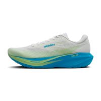 BROOKS GHOST AMP WHITE, BLUE ET PARADISE GREEN Chaussures de running pas cher