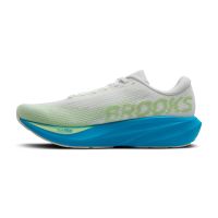 BROOKS GHOST AMP WHITE, BLUE ET PARADISE GREEN Chaussures de running pas cher