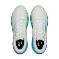 BROOKS GHOST AMP WHITE, BLUE ET PARADISE GREEN Chaussures de running pas cher