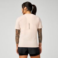 BROOKS HIGH POINT SHORT SLEEVE 2.0 ROSE DUST  Tee shirt running pas cher