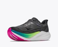 HOKA  ROCKET X3 BLACK ET NEON NEBULA Chaussures de running pas cher